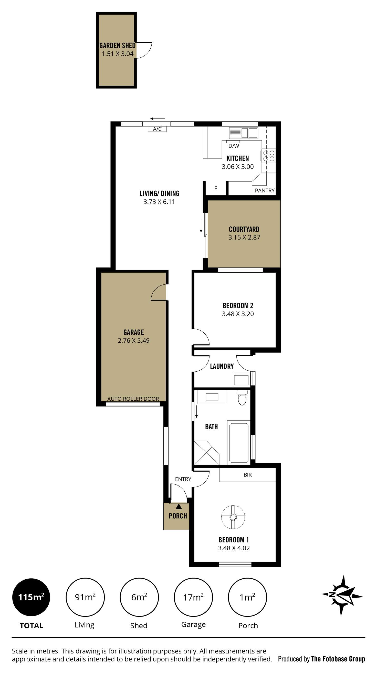 Floorplan of Homely house listing, 3/75 Daly Street, Kurralta Park SA 5037