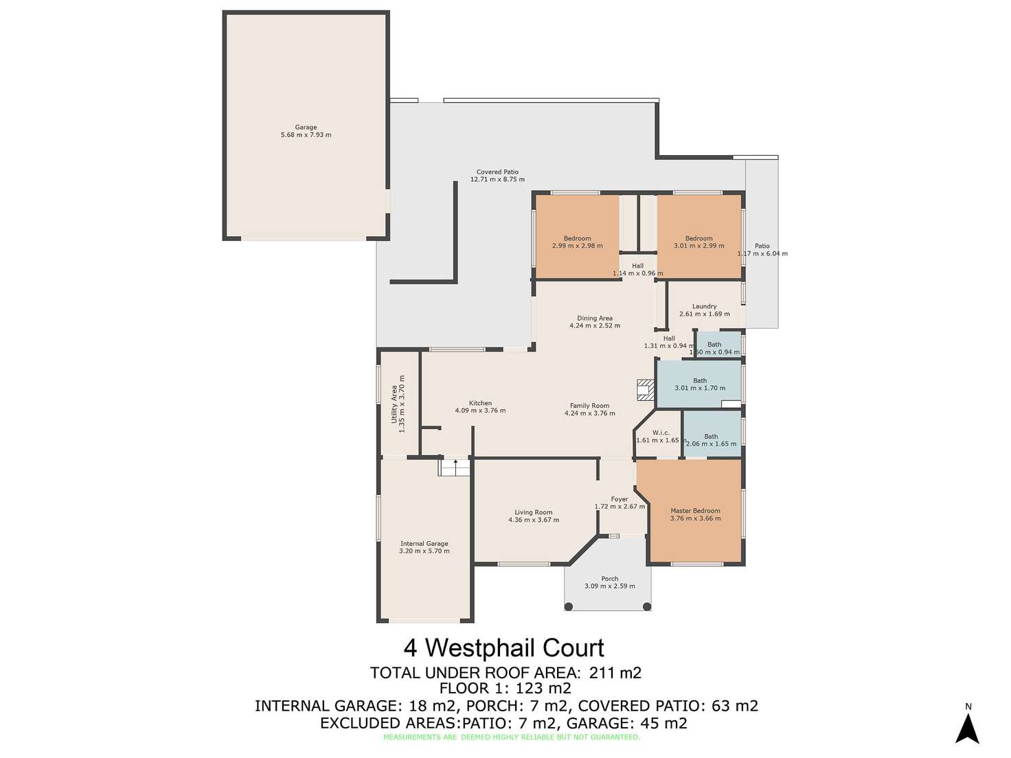 Floorplan of Homely house listing, 4 Westphal Court, Southside QLD 4570