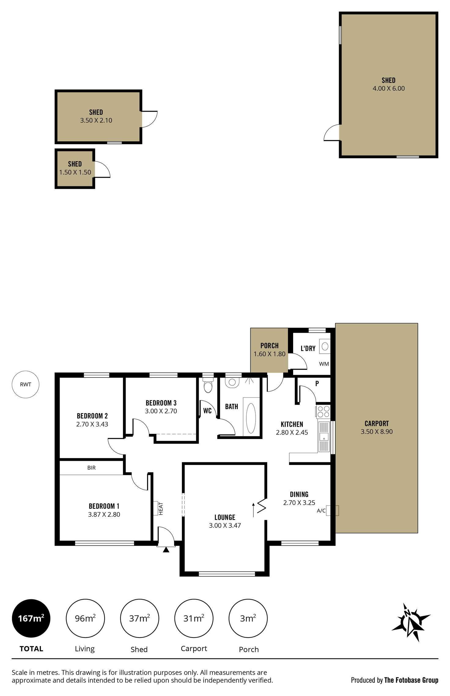 Floorplan of Homely house listing, 25 Stewart Avenue, Hackham SA 5163