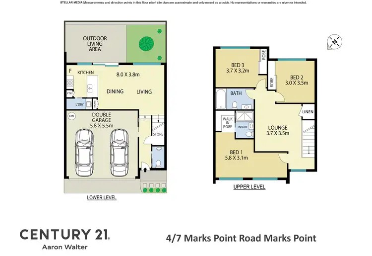 Floorplan of Homely townhouse listing, 4/7 Marks Point Road, Marks Point NSW 2280