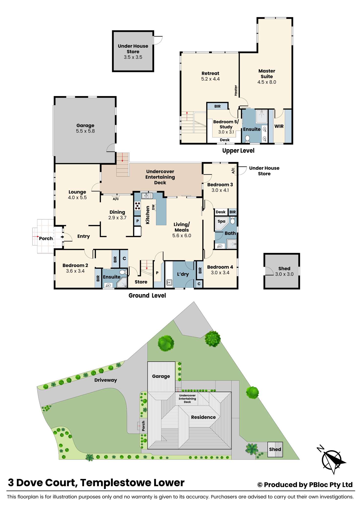 Floorplan of Homely house listing, 3 Dove Court, Templestowe Lower VIC 3107
