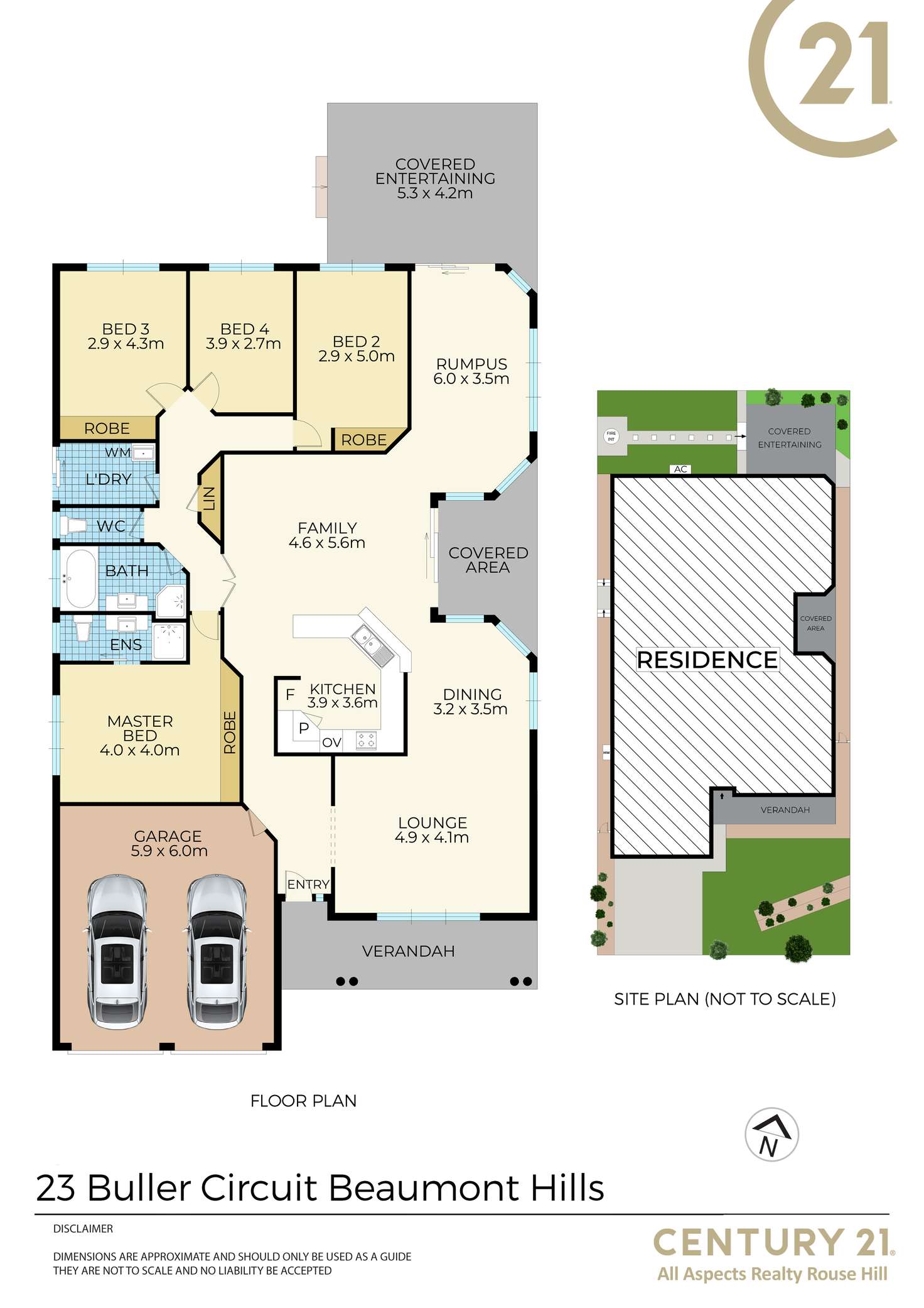 Floorplan of Homely house listing, 23 Buller Circuit, Beaumont Hills NSW 2155