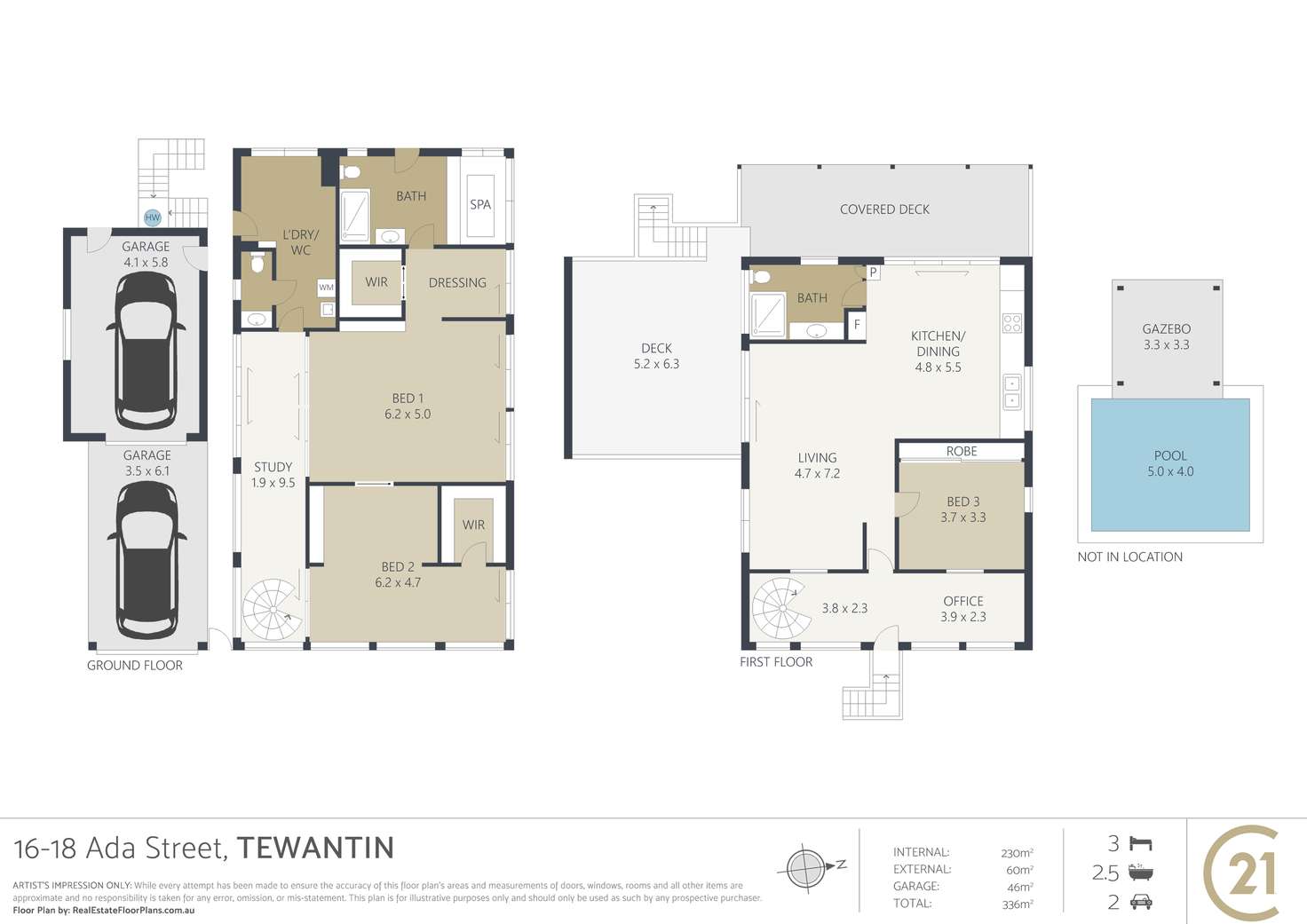 Floorplan of Homely house listing, 18 Ada Street, Tewantin QLD 4565