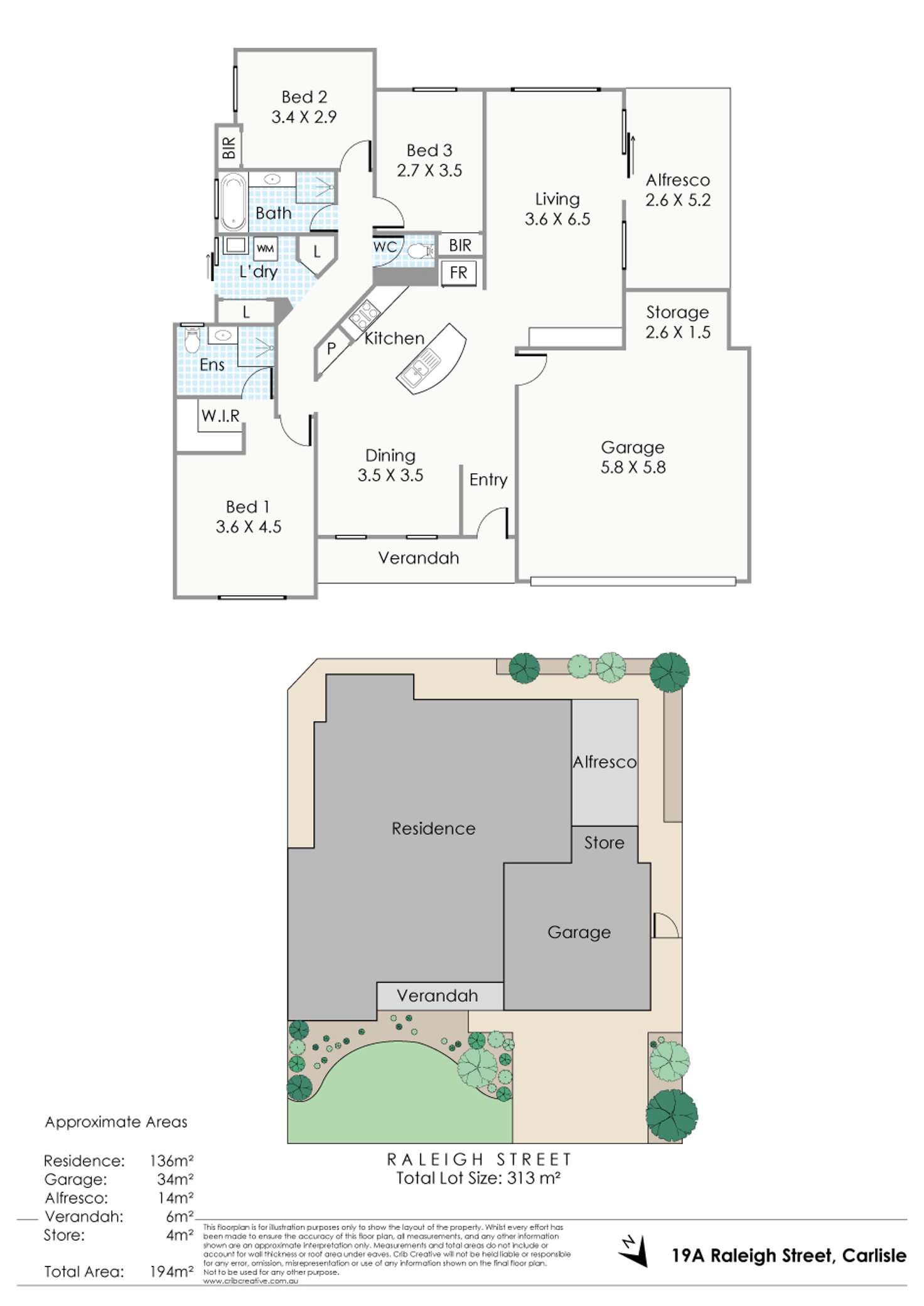 Floorplan of Homely house listing, 19A Raleigh Street, Carlisle WA 6101
