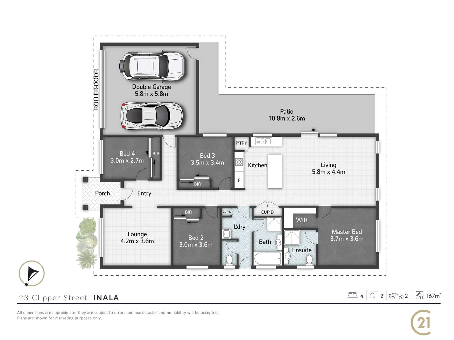 Floorplan of Homely house listing, 23 Clipper Street, Inala QLD 4077