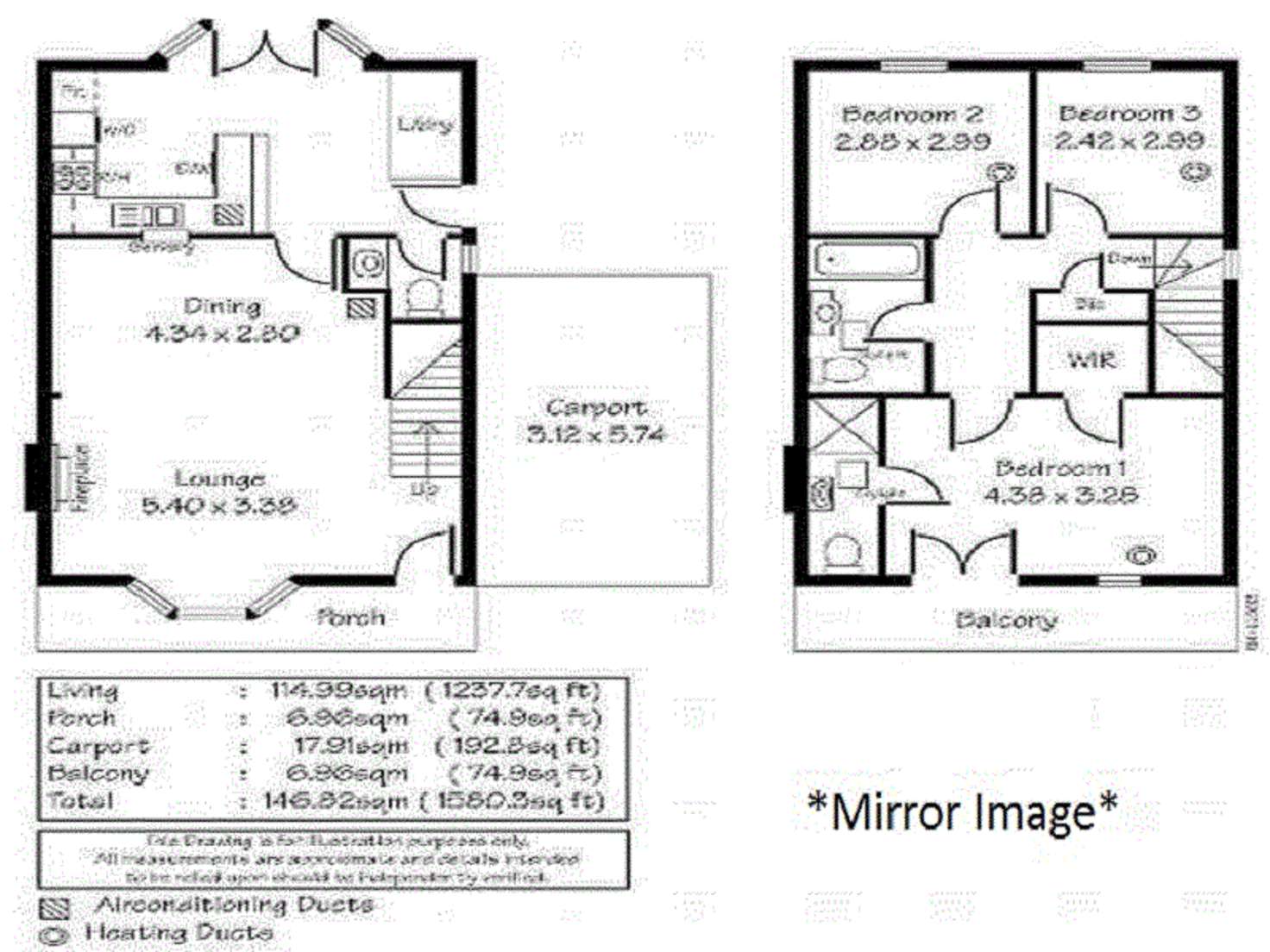 Floorplan of Homely townhouse listing, 3/213 King William Road, Hyde Park SA 5061