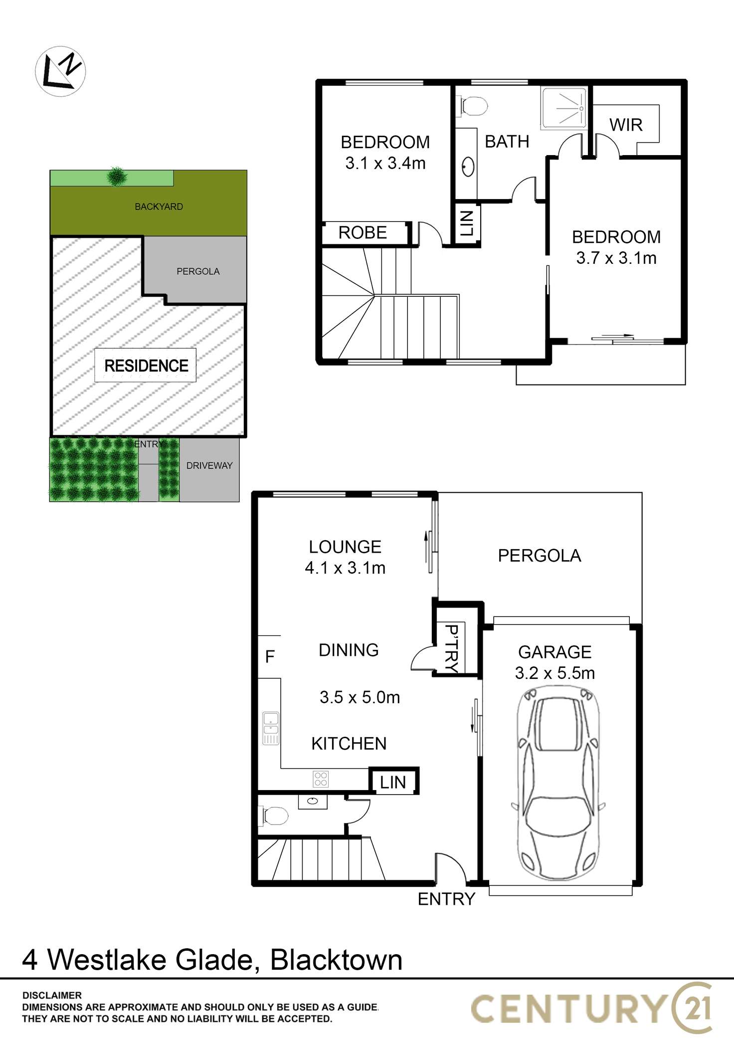 Floorplan of Homely house listing, 4 Westlake Glade, Blacktown NSW 2148