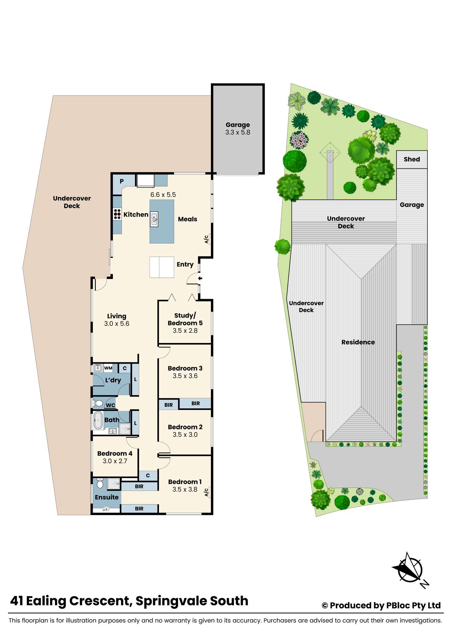 Floorplan of Homely house listing, 41 Ealing Crescent, Springvale South VIC 3172
