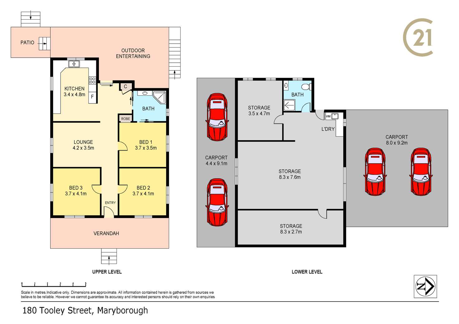 Floorplan of Homely house listing, 180 Tooley Street, Maryborough QLD 4650