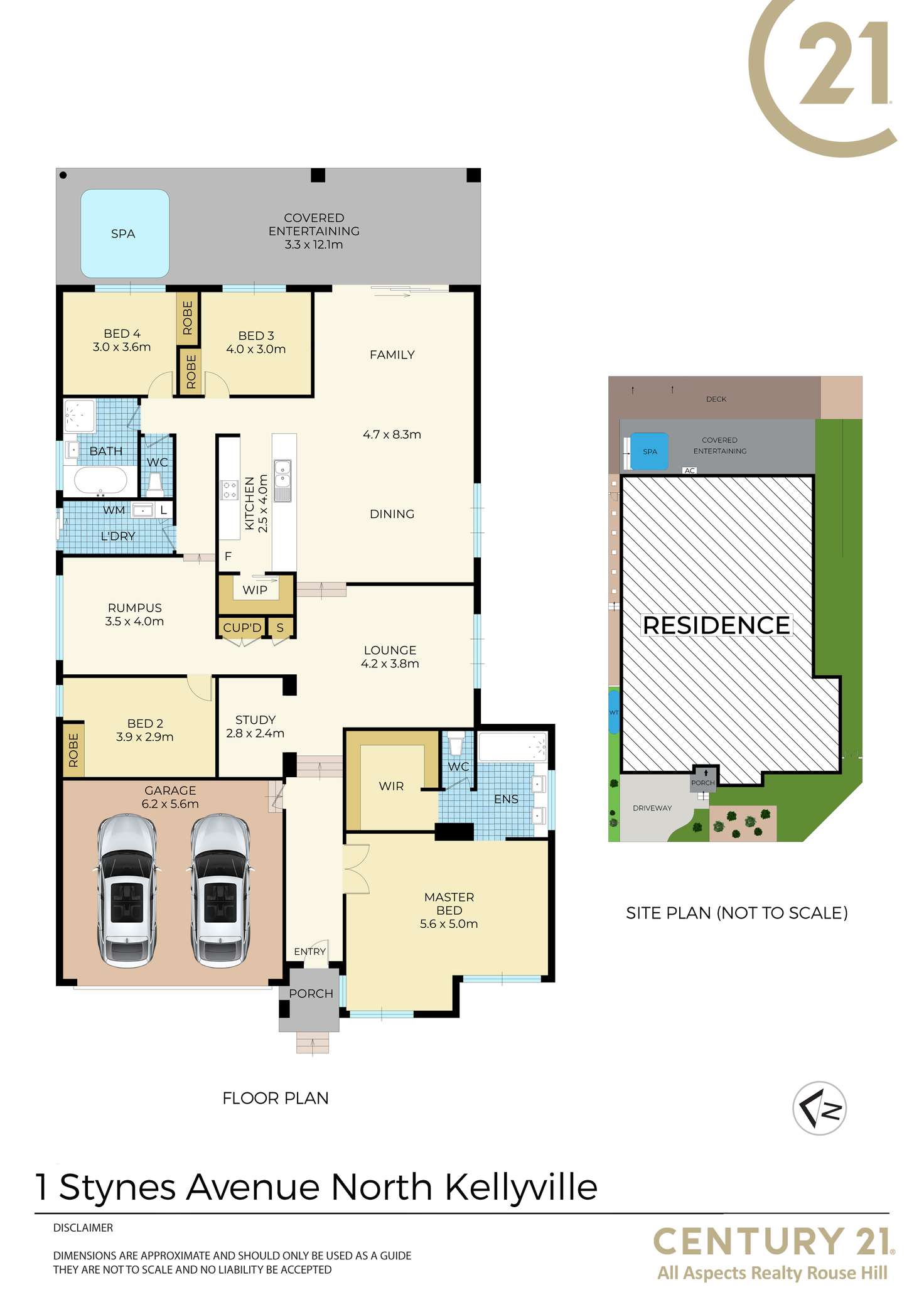 Floorplan of Homely house listing, 1 Stynes Avenue, North Kellyville NSW 2155