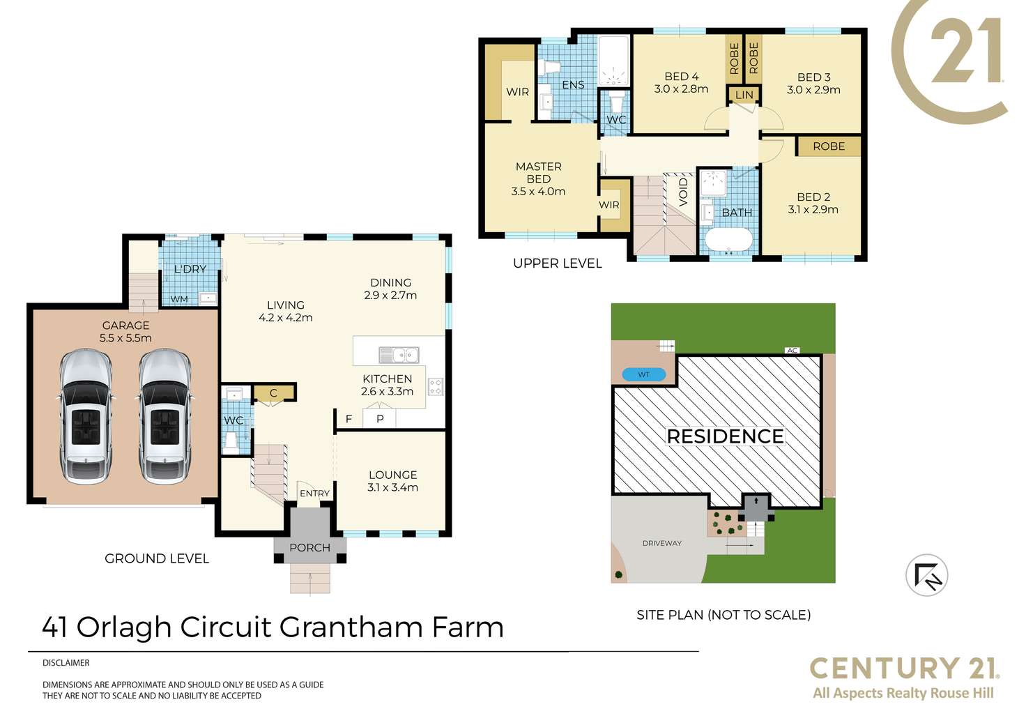 Floorplan of Homely house listing, 41 Orlagh Circuit, Grantham Farm NSW 2765