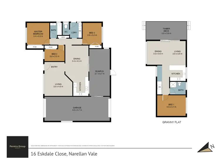 Floorplan of Homely house listing, 16 Eskdale Close, Narellan Vale NSW 2567
