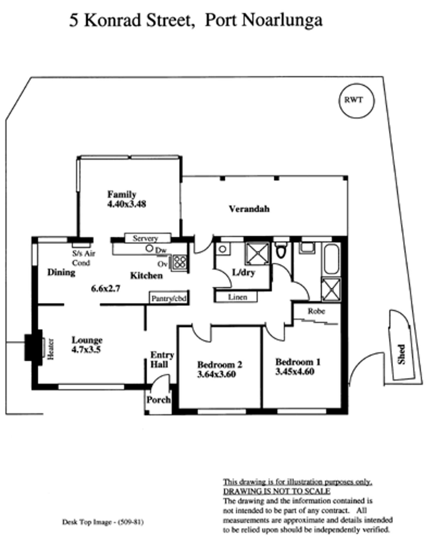 Floorplan of Homely house listing, 5 Konrad Street, Port Noarlunga SA 5167