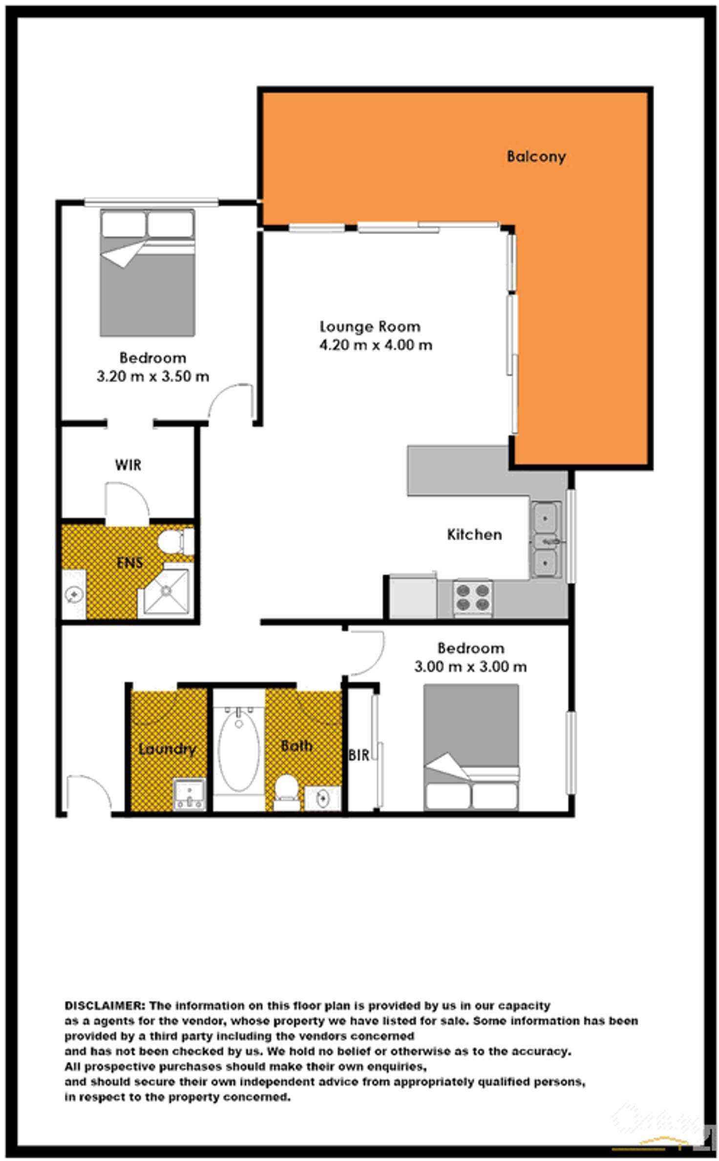 Floorplan of Homely unit listing, 8/408-410 The Horsley Drive, Fairfield NSW 2165