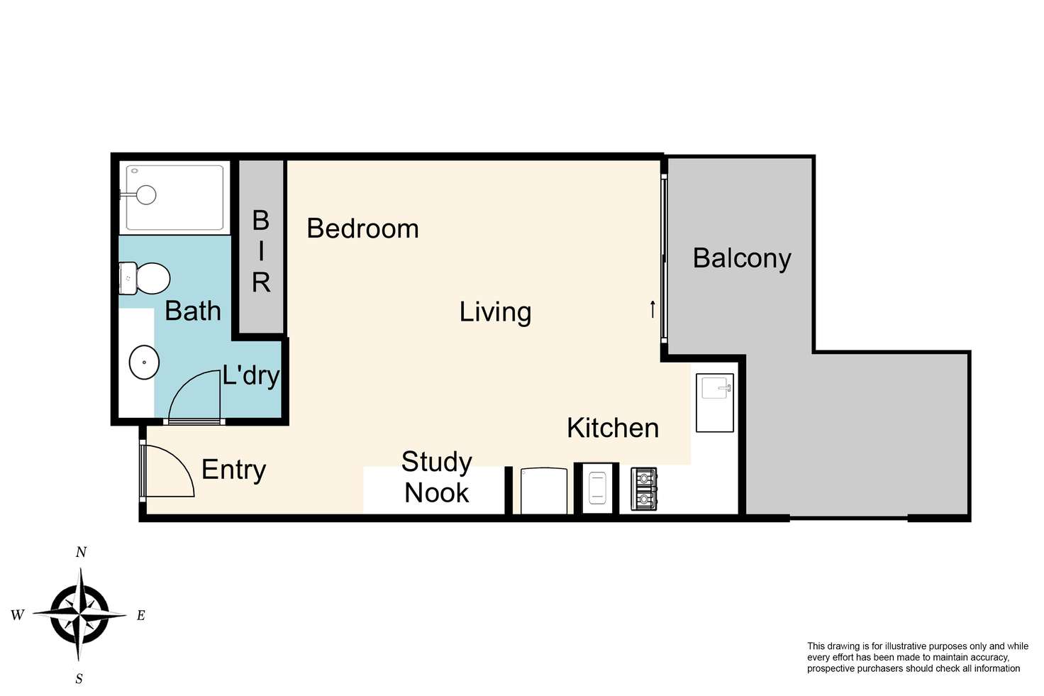 Floorplan of Homely apartment listing, 41 Railway Avenue, Oakleigh VIC 3166