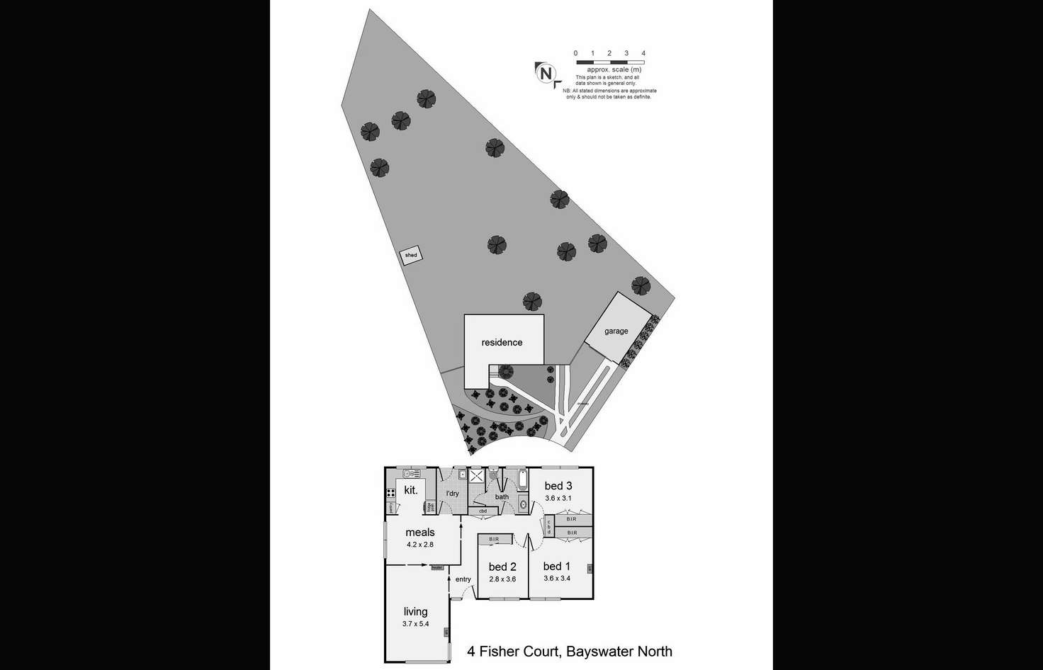 Floorplan of Homely house listing, 4 Fisher Court, Bayswater North VIC 3153