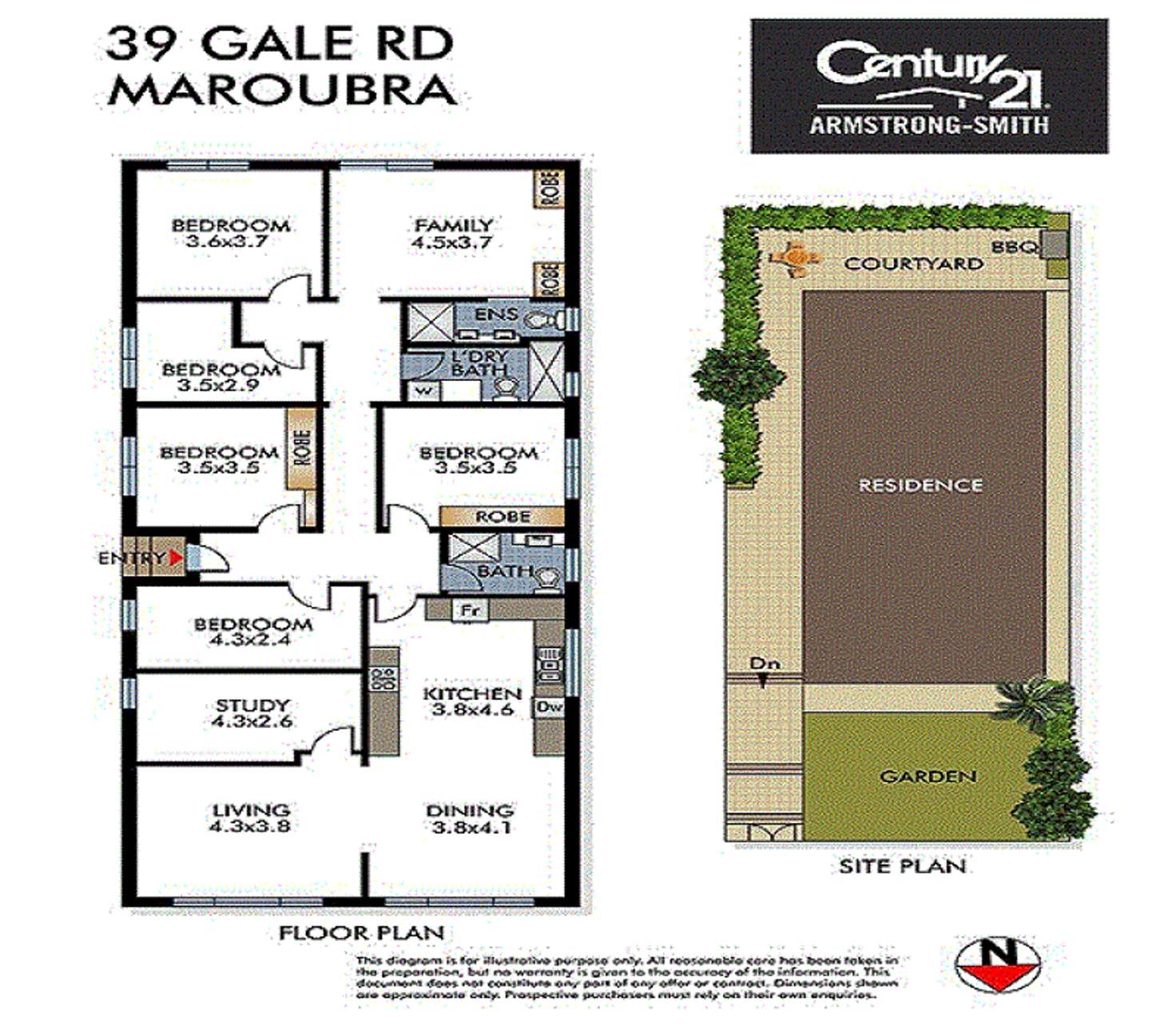Floorplan of Homely house listing, 39 Gale Road, Maroubra NSW 2035