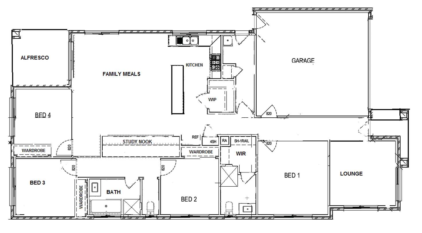 Floorplan of Homely house listing, 42 Serengeti Circuit, Tarneit VIC 3029