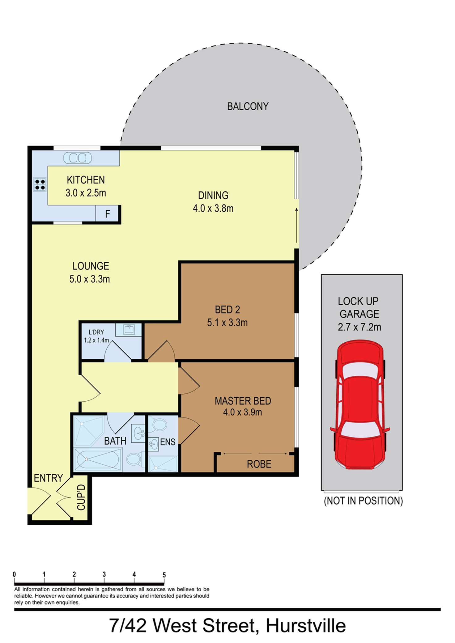 Floorplan of Homely apartment listing, 7/42-48 West Street, Hurstville NSW 2220