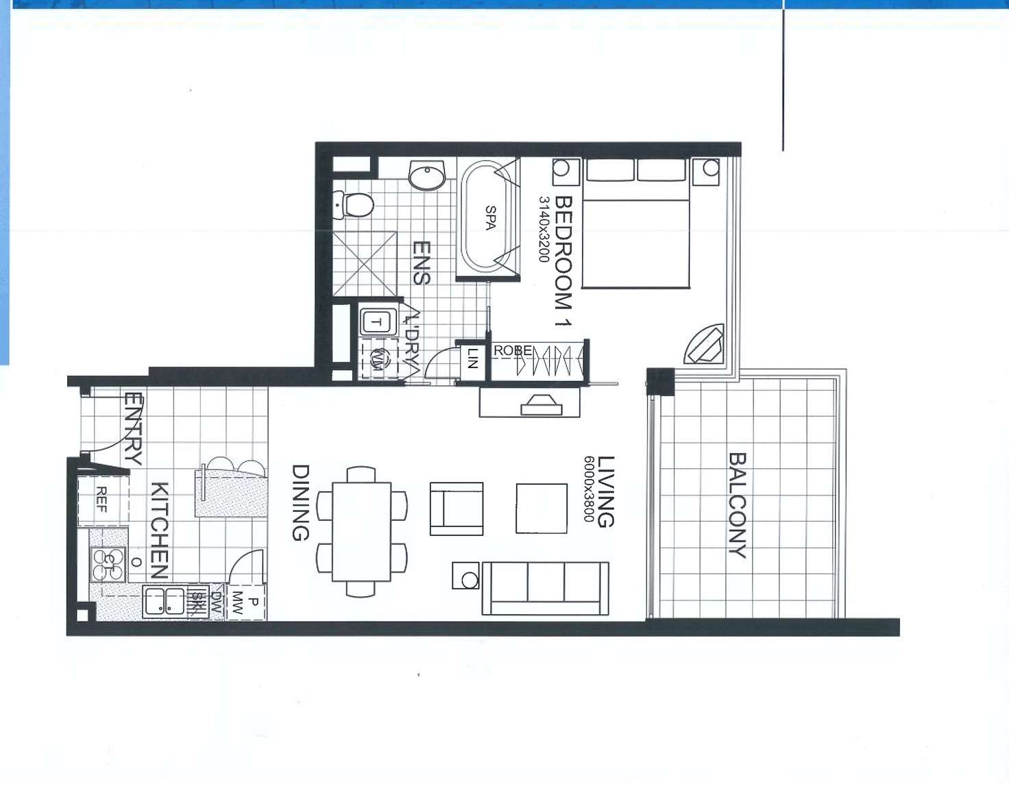 Floorplan of Homely apartment listing, 604/2685-2689 Gold Coast Highway, Broadbeach QLD 4218