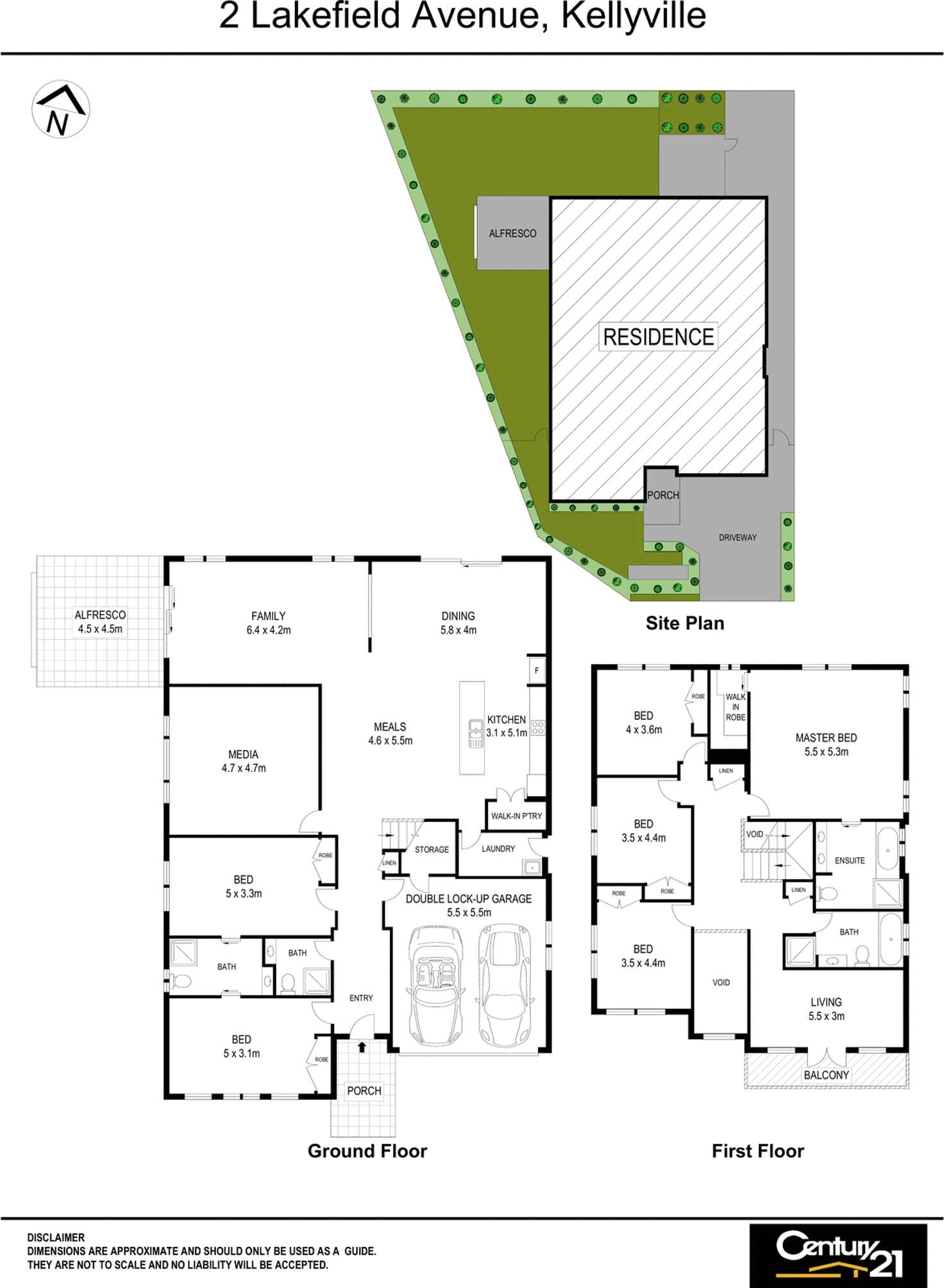 Floorplan of Homely house listing, 2 Lakefield Avenue, Kellyville NSW 2155