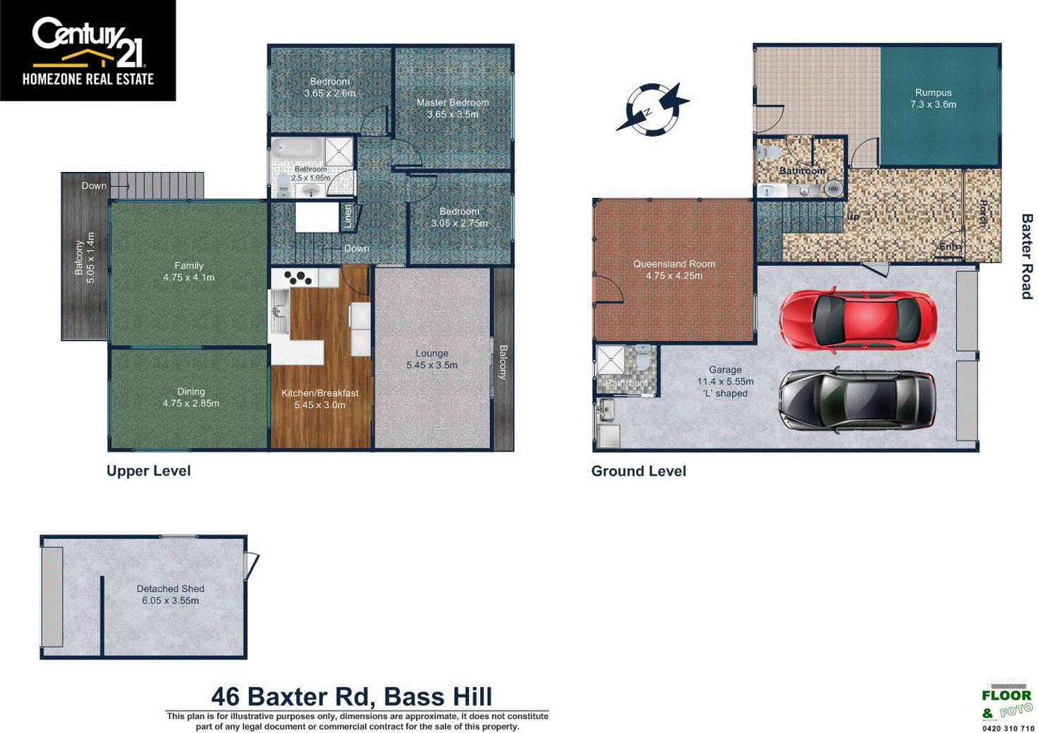 Floorplan of Homely house listing, 46 Baxter Road, Bass Hill NSW 2197