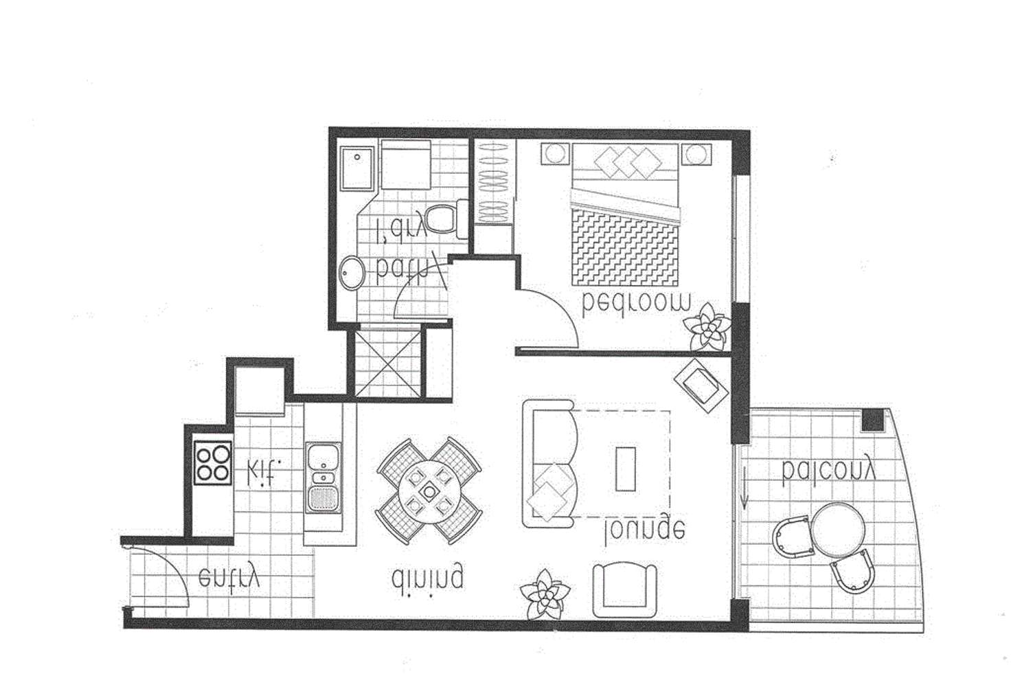Floorplan of Homely unit listing, 31/112 Surf Parade, Broadbeach QLD 4218