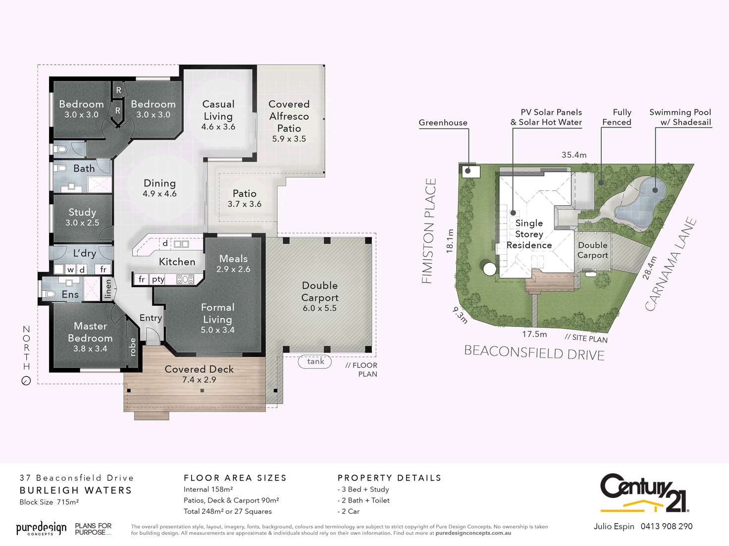 Floorplan of Homely house listing, 37 Beaconsfield Drive, Burleigh Waters QLD 4220