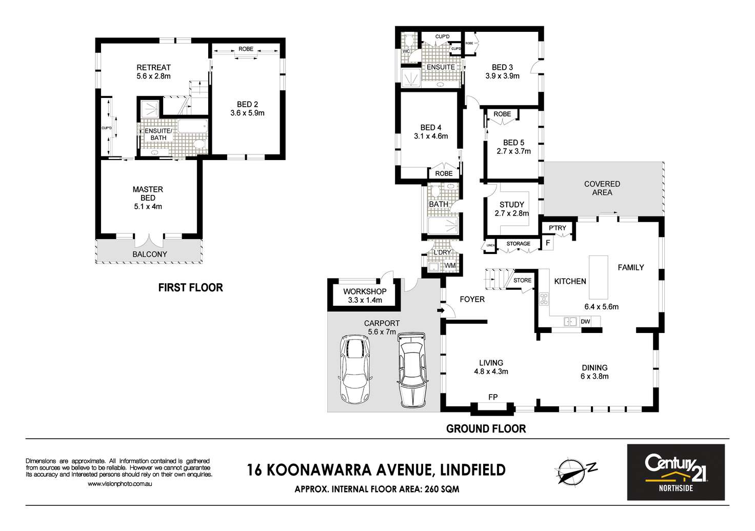 Floorplan of Homely house listing, 16 Koonawarra Avenue, Lindfield NSW 2070