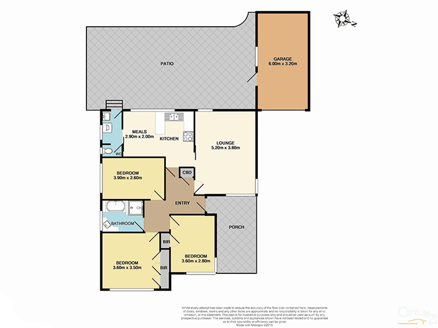 Floorplan of Homely house listing, 1 Mack Crescent, Clarinda VIC 3169