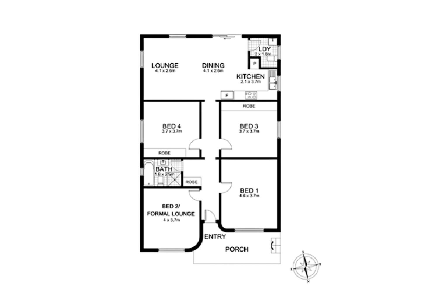 Floorplan of Homely house listing, 50 Captain Cook Drive, Caringbah NSW 2229