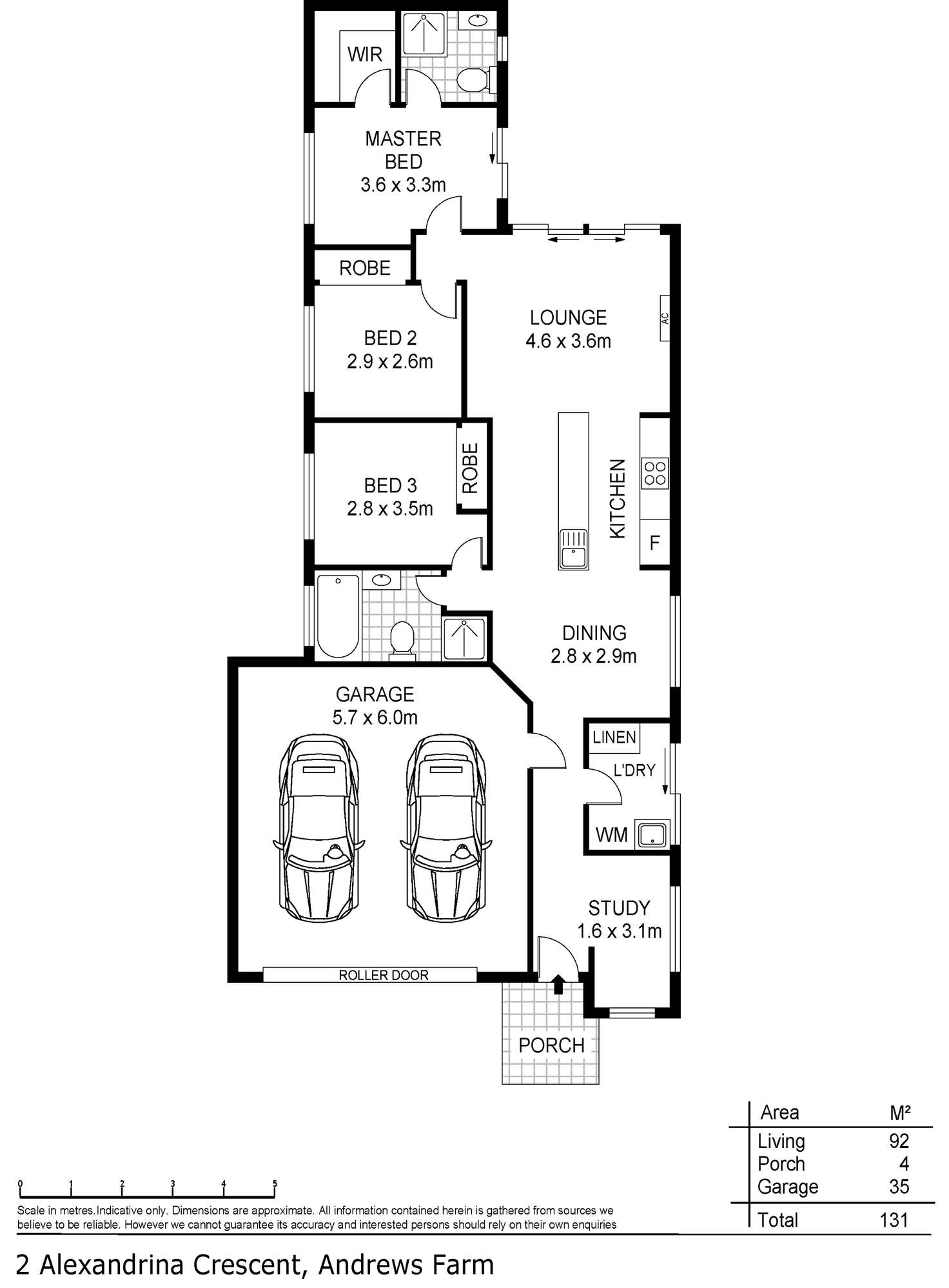 Floorplan of Homely house listing, 2 Alexandrina Crescent, Andrews Farm SA 5114