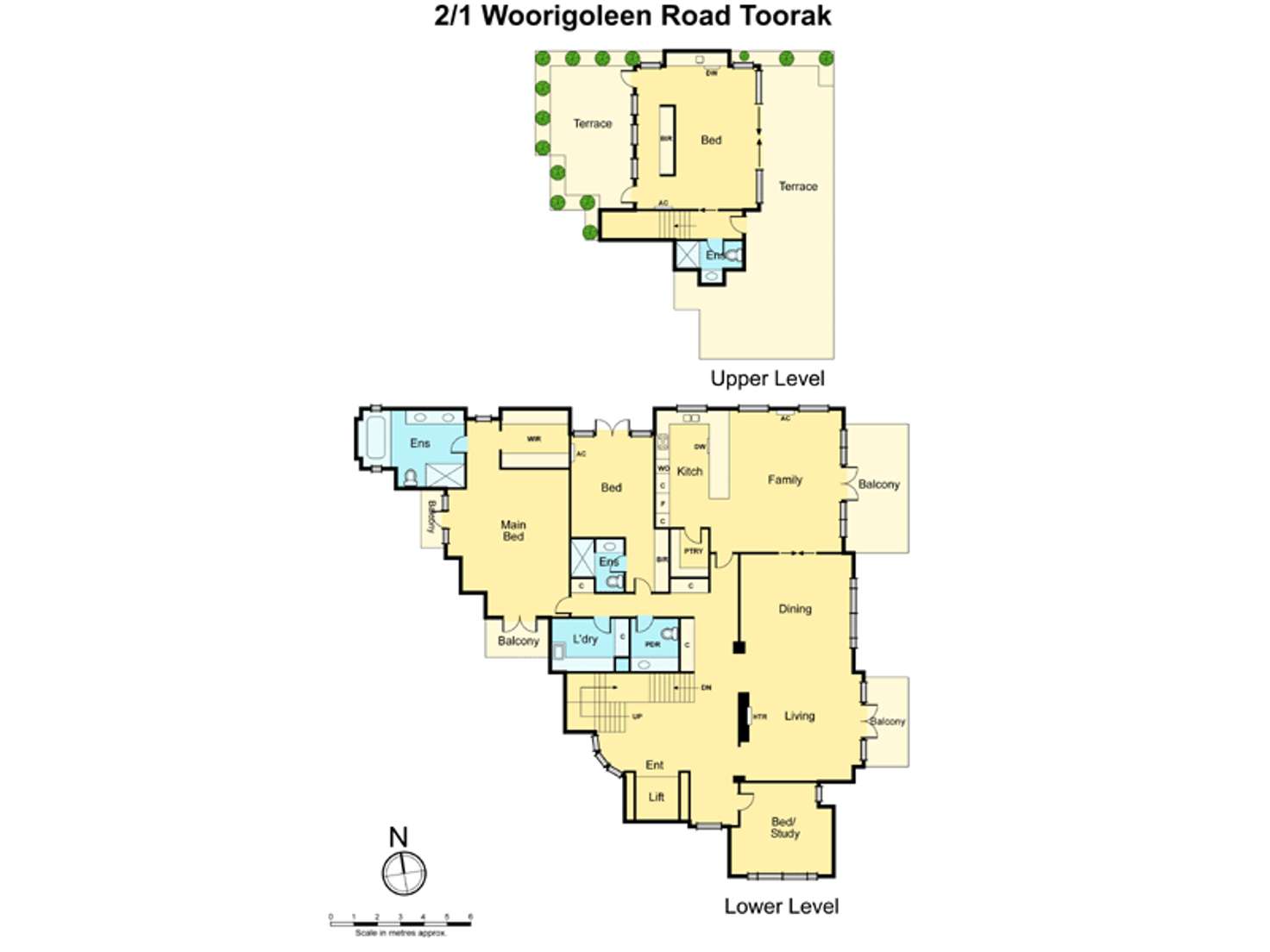 Floorplan of Homely apartment listing, 2/1 Woorigoleen Road, Toorak VIC 3142