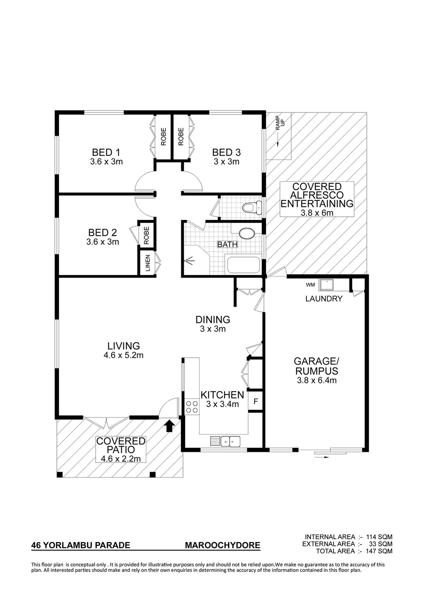 Floorplan of Homely house listing, 46 Yorlambu Parade, Maroochydore QLD 4558