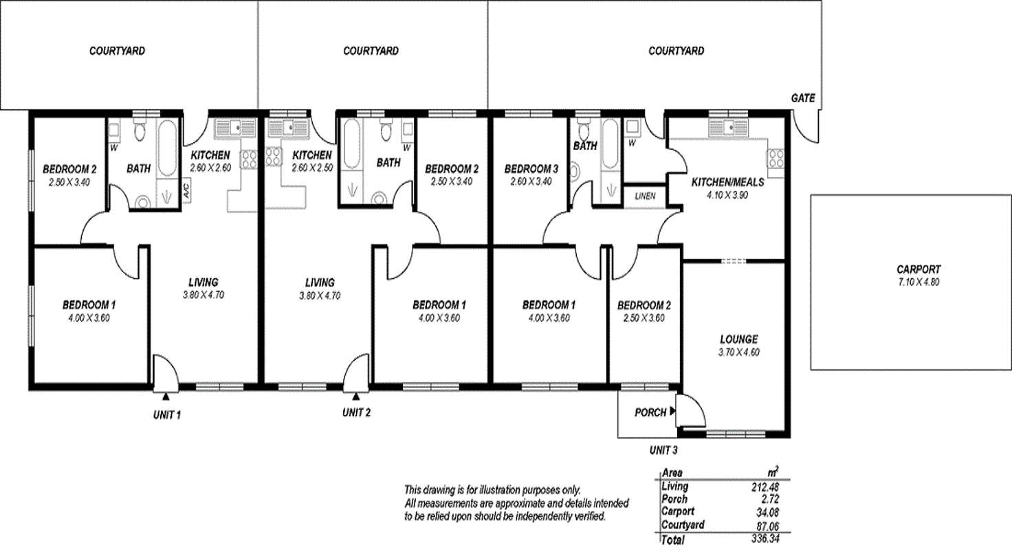 Floorplan of Homely unit listing, 18 Hill Road, Wingfield SA 5013