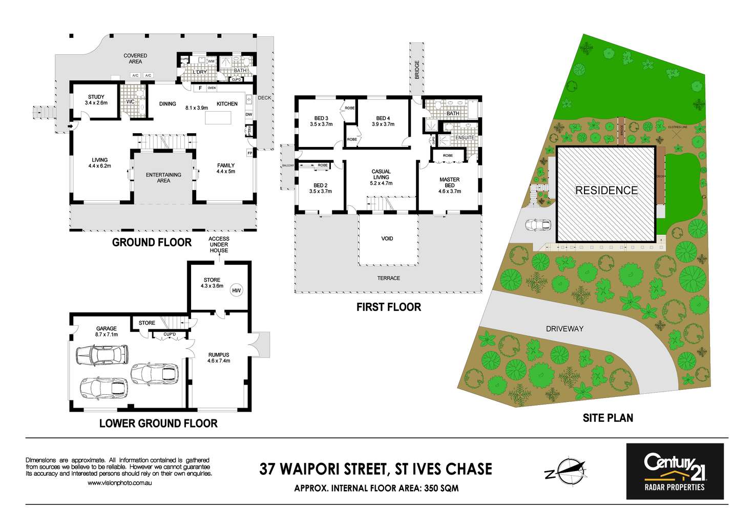 Floorplan of Homely house listing, 37 Waipori Street, St Ives Chase NSW 2075