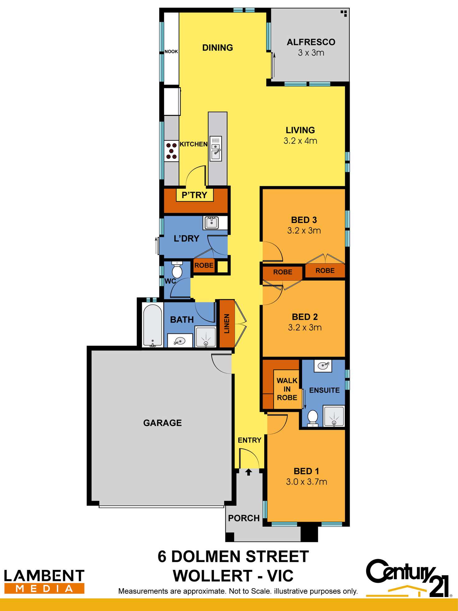 Floorplan of Homely house listing, 6 Dolmen St, Wollert VIC 3750