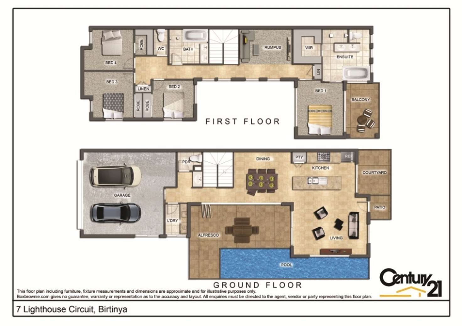 Floorplan of Homely house listing, 7 Lighthouse Circuit, Birtinya QLD 4575