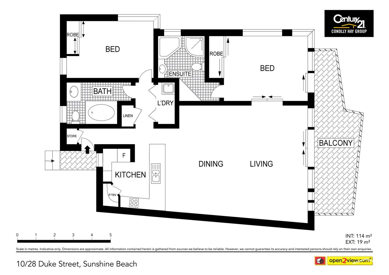 Floorplan of Homely unit listing, 10/28-34 Duke Street, Sunshine Beach QLD 4567