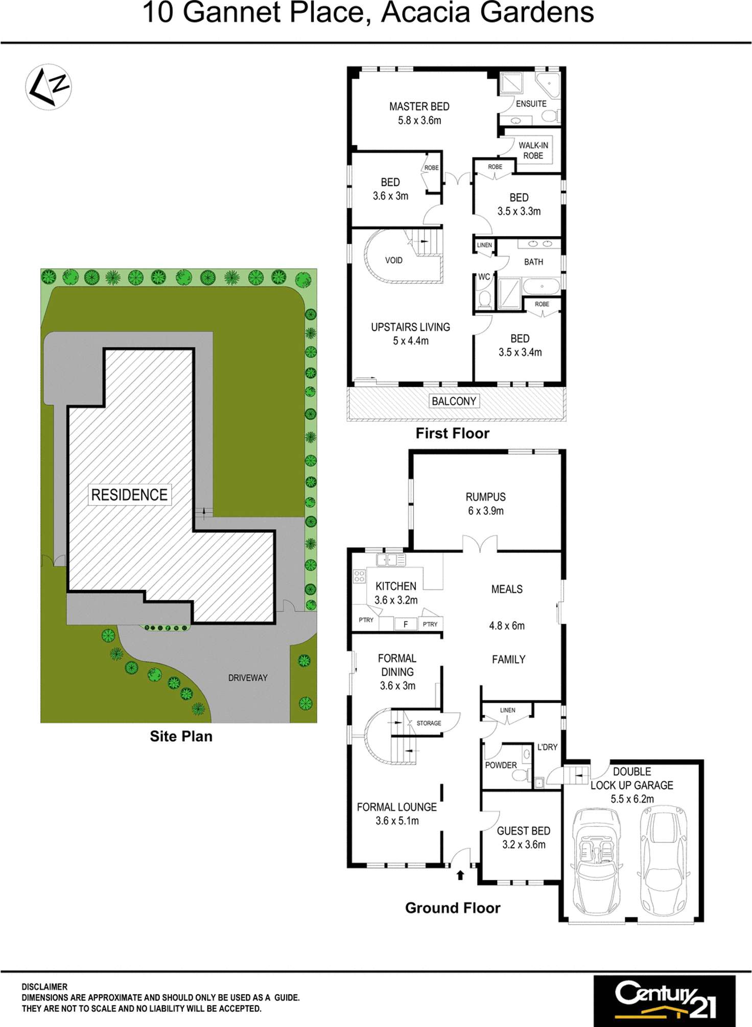 Floorplan of Homely house listing, 10 Gannet Place, Acacia Gardens NSW 2763