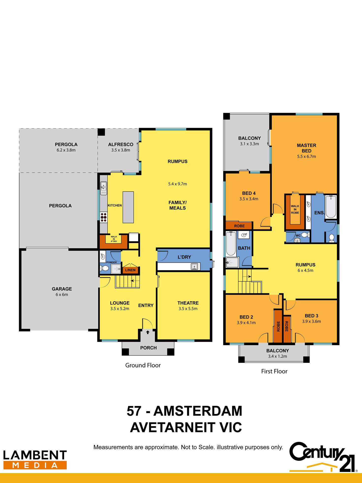 Floorplan of Homely house listing, 57 Amsterdam Avenue, Tarneit VIC 3029