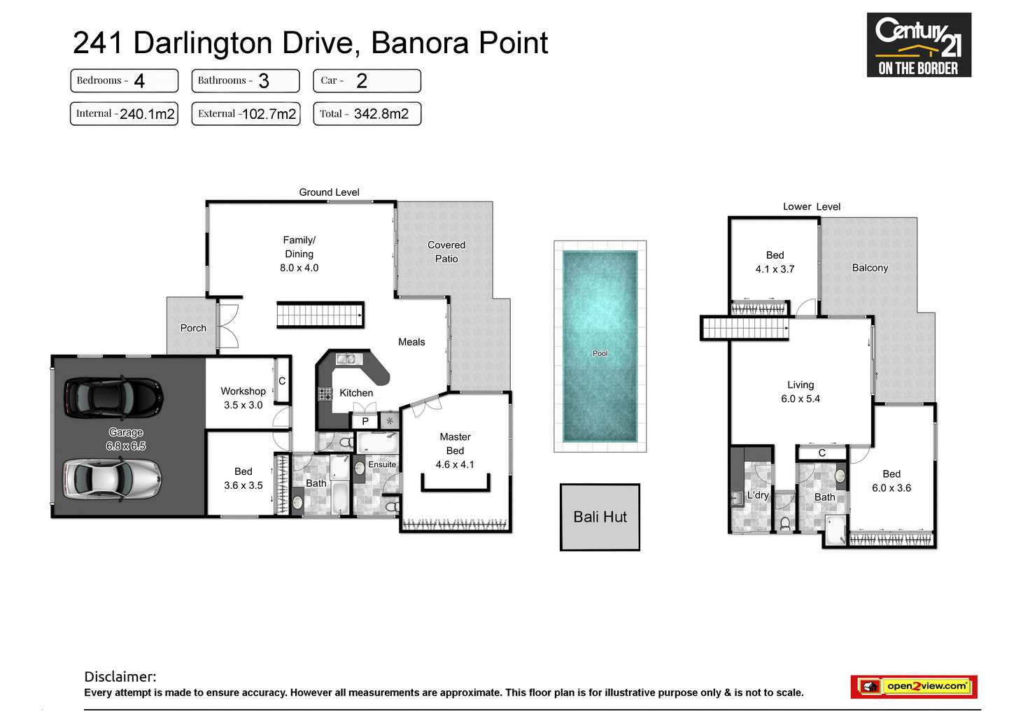 Floorplan of Homely house listing, 241 Darlington Drive, Banora Point NSW 2486