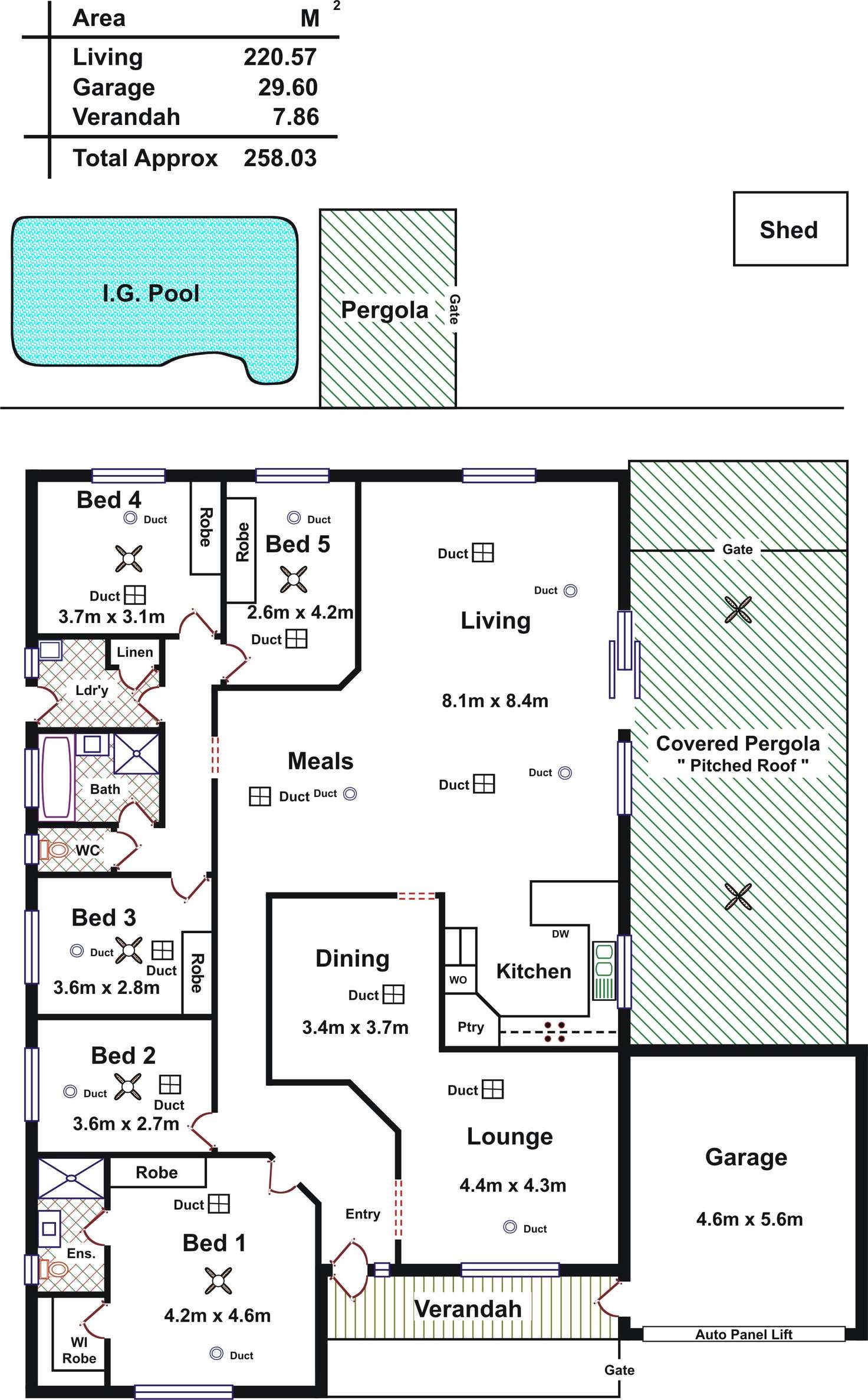 Floorplan of Homely house listing, 8 Kingate Boulevard, Blakeview SA 5114