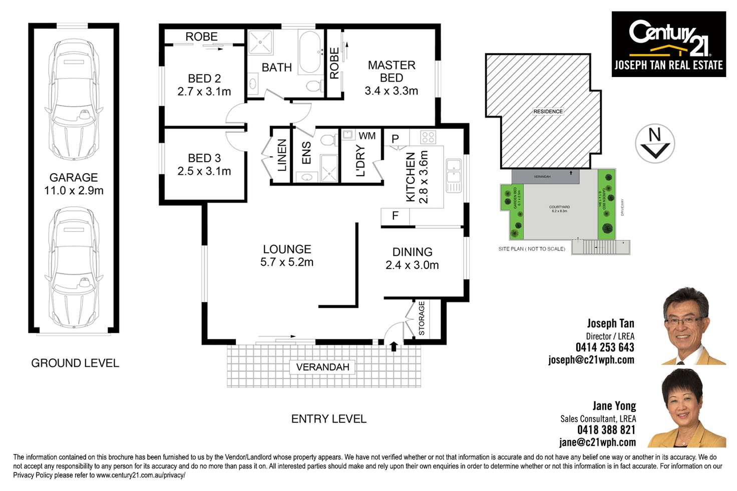 Floorplan of Homely townhouse listing, 10/7 Conie Avenue, Baulkham Hills NSW 2153