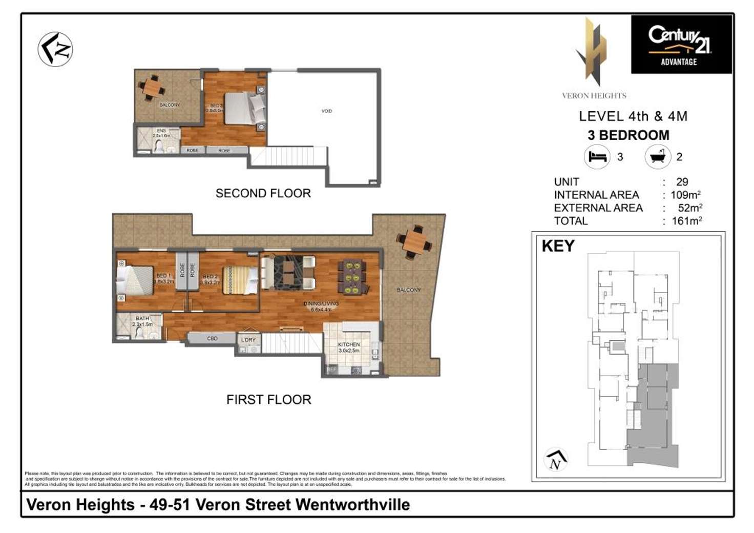 Floorplan of Homely apartment listing, 29/49-51 Veron Street, Wentworthville NSW 2145