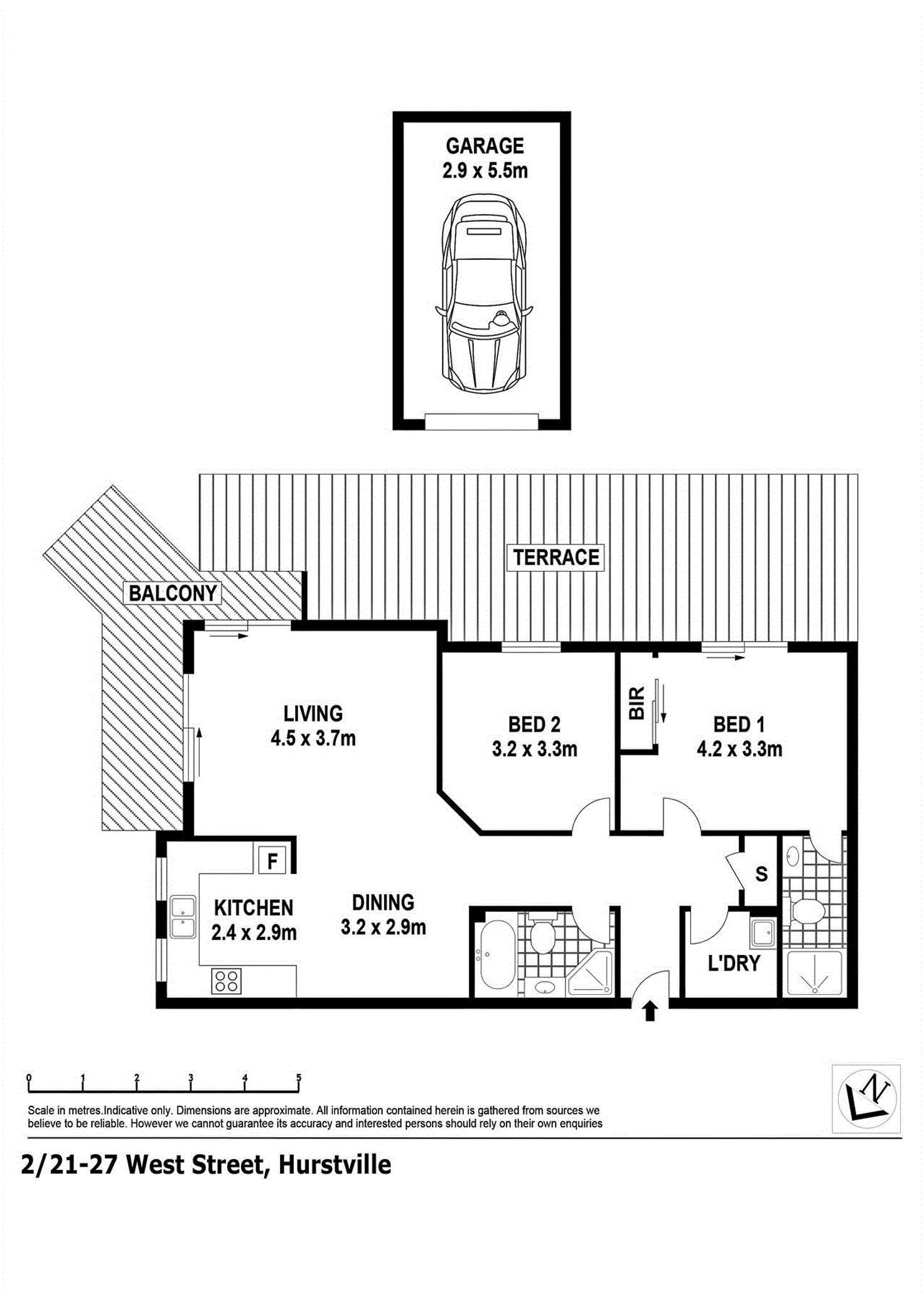 Floorplan of Homely apartment listing, 21-27 West Street, Hurstville NSW 2220