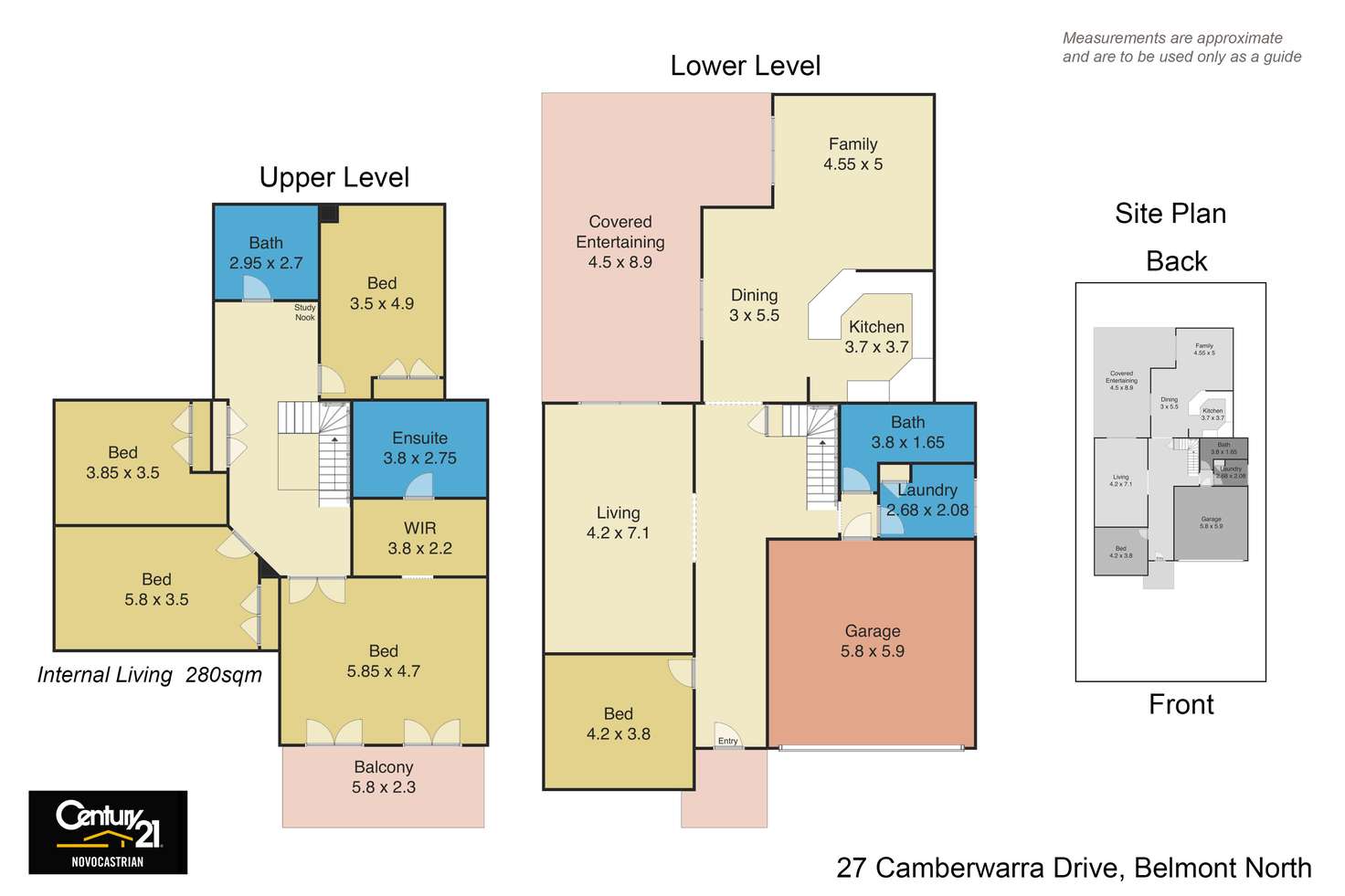Floorplan of Homely house listing, 27 Camberwarra Drive, Belmont North NSW 2280