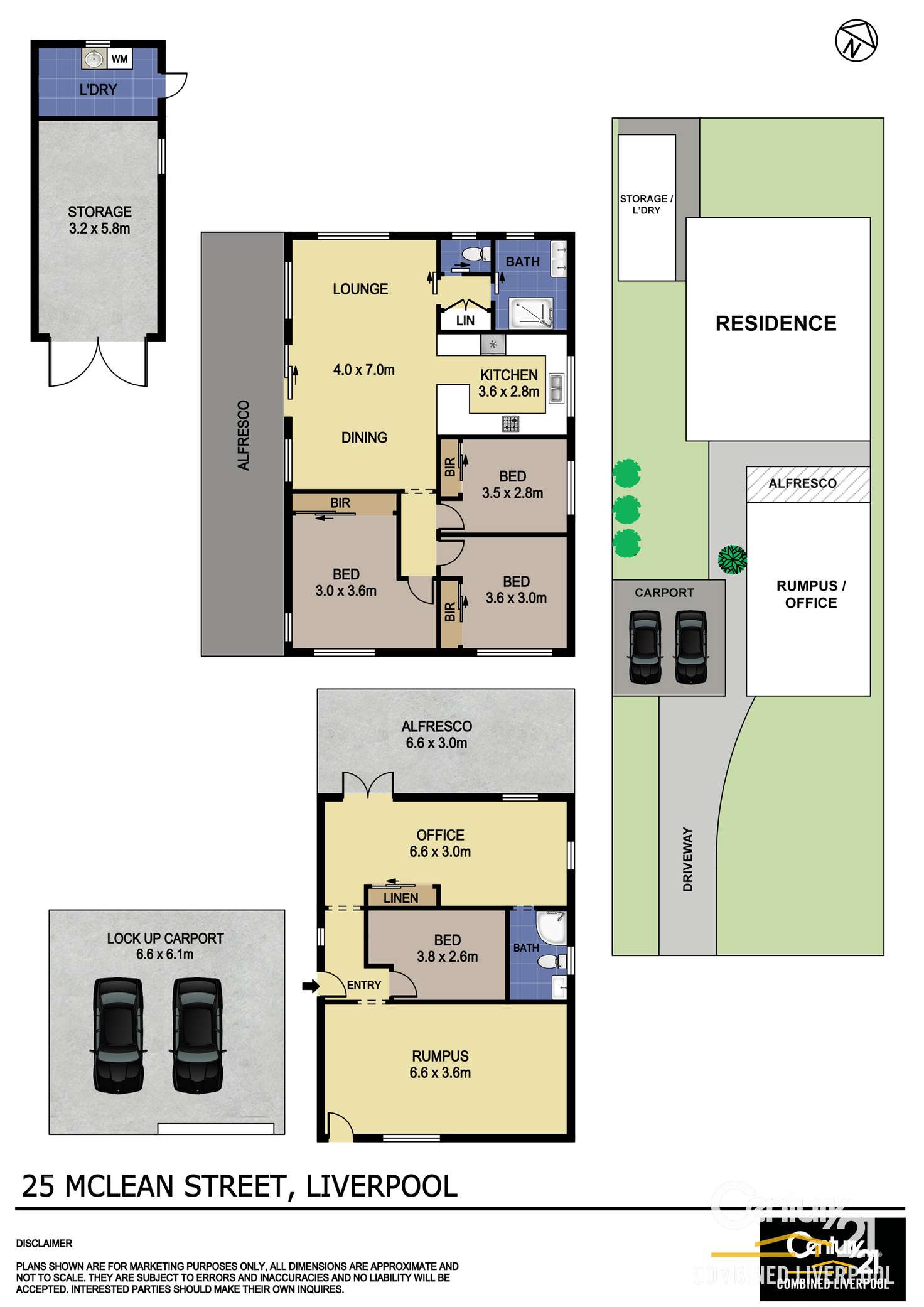 Floorplan of Homely house listing, 25 McLean Street, Liverpool NSW 2170