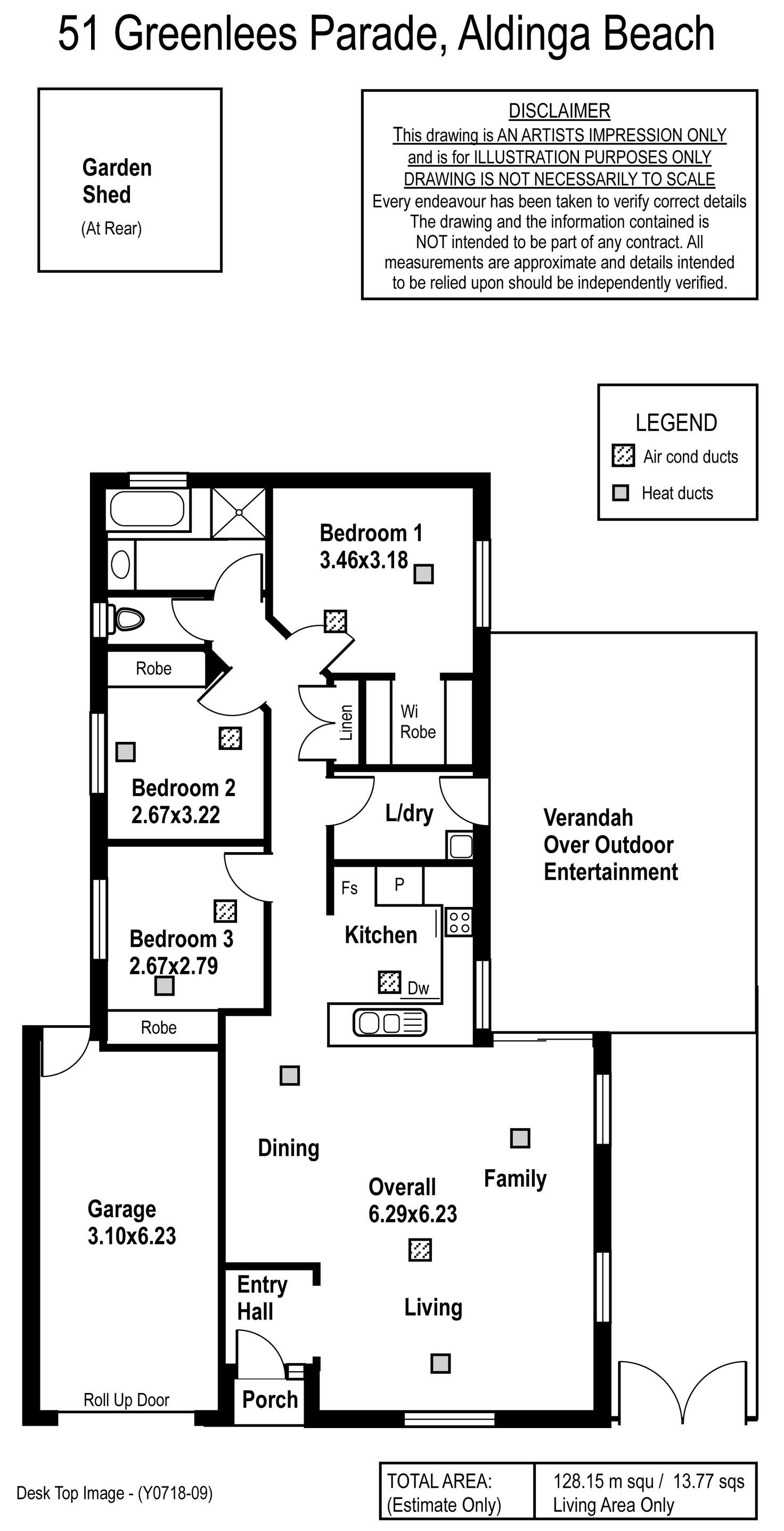 Floorplan of Homely house listing, 51 Greenlees Parade, Aldinga Beach SA 5173