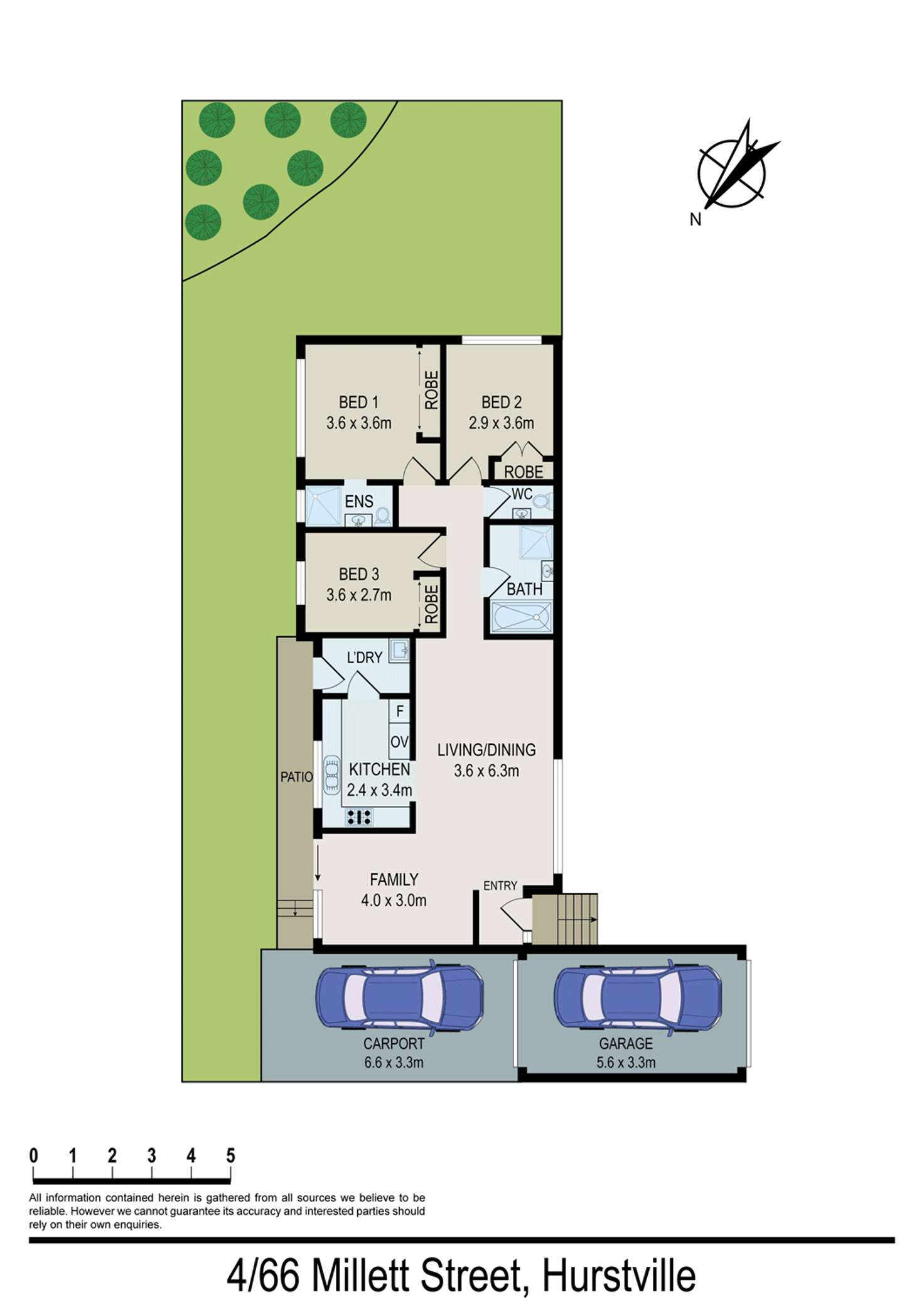 Floorplan of Homely apartment listing, 4/66 Millett Street, Hurstville NSW 2220